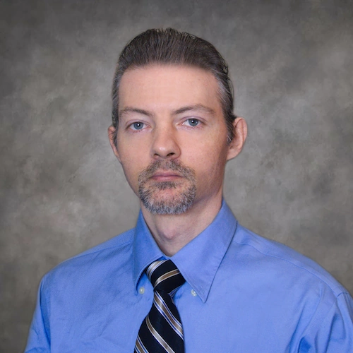 A headshot photo of David