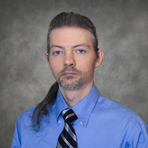 A headshot photo of David